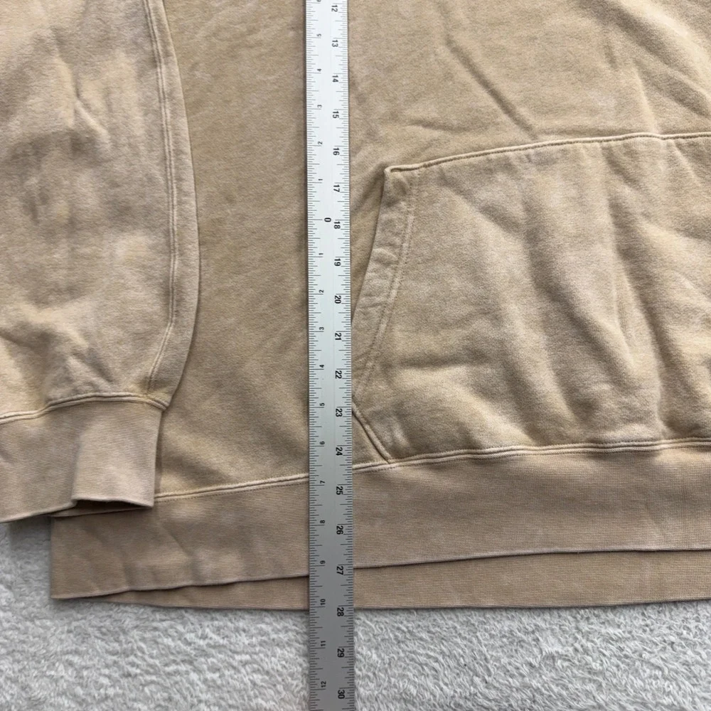 Jordan Flight Oversized Hoodie Mens XL Tan Khaki Acid Wash Cotton‎ CV2244-234